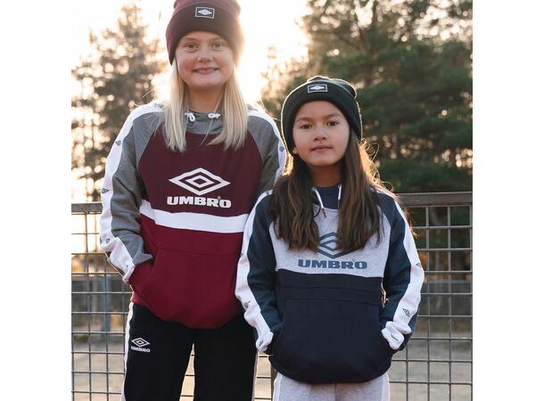 UMBRO Core X Hoodie jr Marine 140 Hettegenser med lomme 