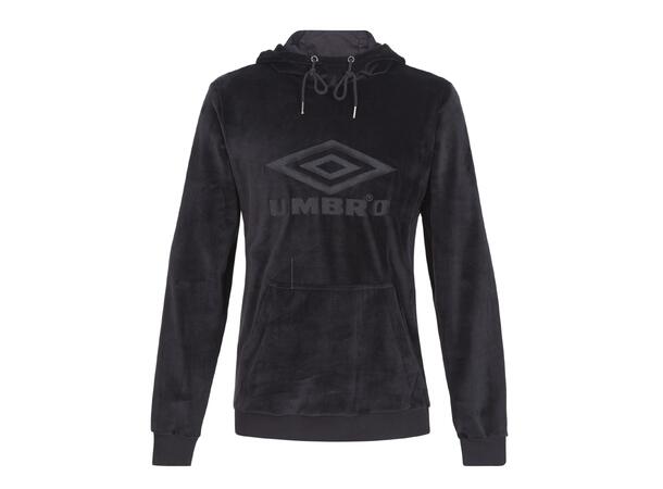 UMBRO History Velvet Hood Sort S Hettegenser i myk kvalitet. 