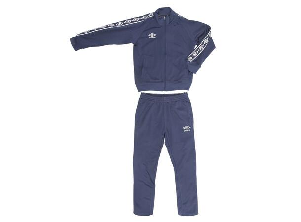UMBRO Retro Track Suit j Marine 110/116 Tøfft polyester sett m/jakke og bukse 