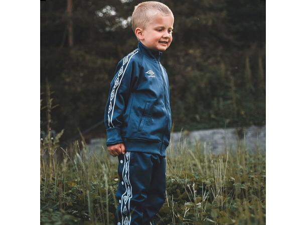 UMBRO Retro Track Suit j Marine 110/116 Tøfft polyester sett m/jakke og bukse 