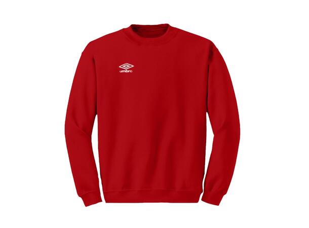 UMBRO Basic Crewneck jr Rød 152 Censer med rund hals og Umbro logo 