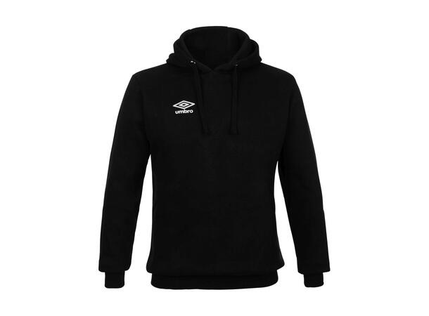 UMBRO Basic Hood Sort L Hettegenser med liten logo 