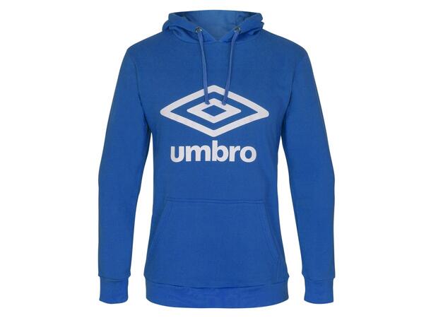 UMBRO Basic Logo Hood jr Blå 140 Hettegenser med Umbrologo og lomme