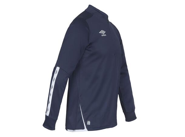 UMBRO UX Elite Half Zip j Marine/Hv 152 Treningsgenser med glidelås 