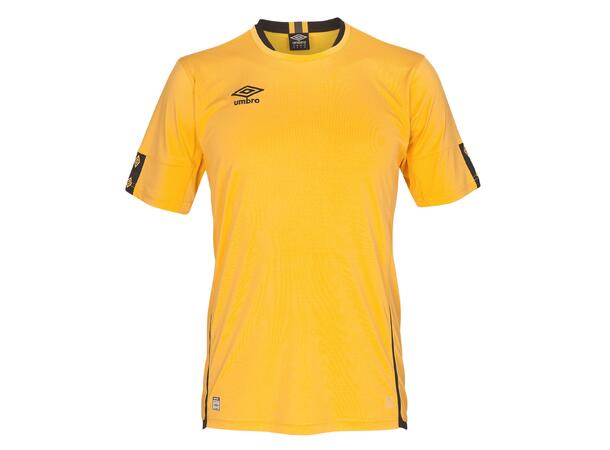 UMBRO UX Elite SS Jsy Gul/Sort XL Flott kortermet spillertrøye 