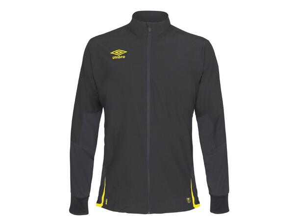 UMBRO UX Elite Trn Jkt jr Sort/Gul 152 Treningsjakke 