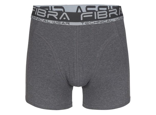 FIBRA Apex Boxer jr 2pck Sort/Grå 152 Boksershorts til herre i 2 farger 