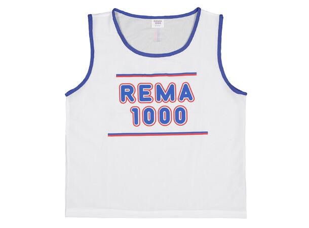 ST REMA 1000 Mark Vest 19 Hvit SR Markeringsvest i mesh med REMA 1000 logo 