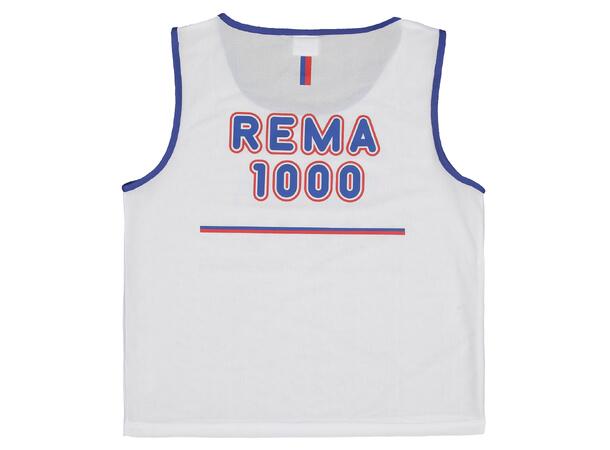 ST REMA 1000 Mark Vest 19 Hvit SR Markeringsvest i mesh med REMA 1000 logo 