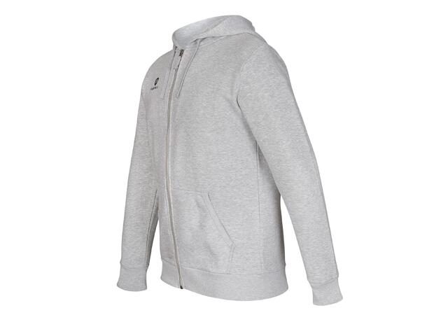 FIBRA Basic Hood Jacket jr Grå 116 Hettegenser med liten logo 