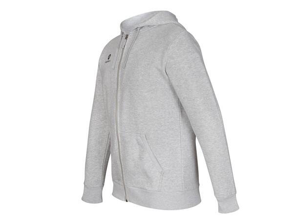 FIBRA Basic Hood Jacket jr Grå 116 Hettegenser med liten logo 