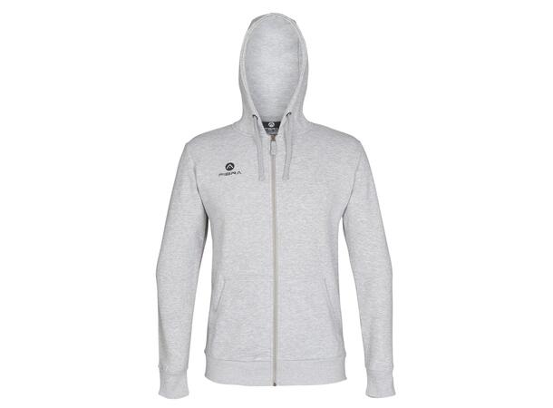 FIBRA Basic Hood Jacket jr Grå 116 Hettegenser med liten logo 