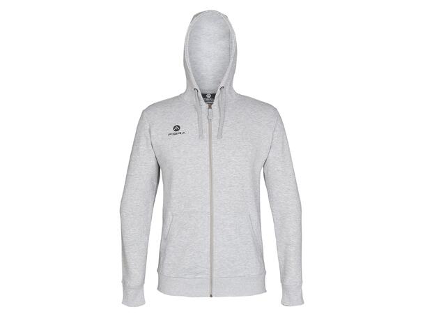 FIBRA Basic Hood Jacket jr Grå 116 Hettegenser med liten logo 
