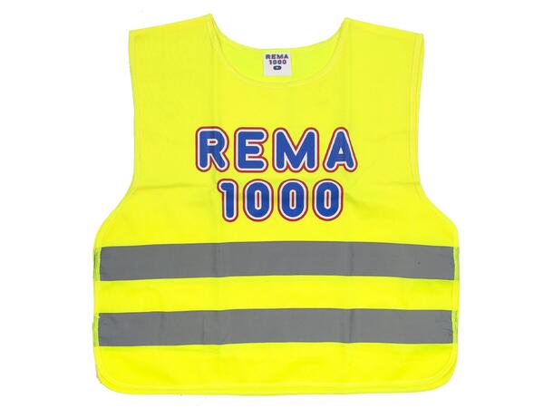 ST REMA 1000 RVest 19 Gul M/L Markeringsvest med Refleks REMA 1000 