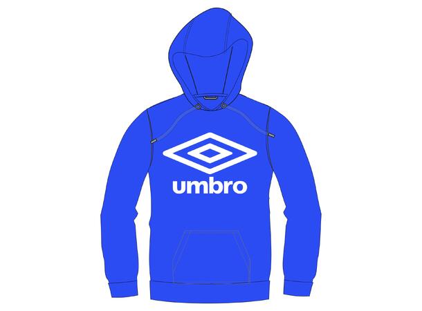 UMBRO Basic Logo Hood Blå 3XL Hettegenser med Umbrologo og lomme