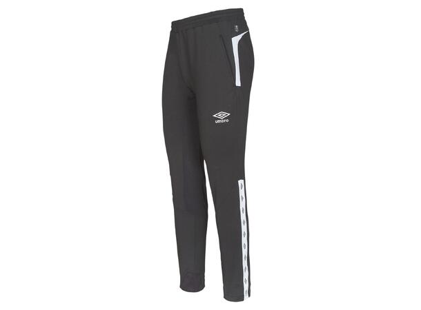 UMBRO UX Elite Pant SlimJ Sort/Hvit 128 Treningsbukse i smal passform 