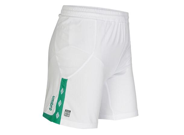 UMBRO UX Elite Shorts jr Hvit/Grønn 164 Flott spillershorts