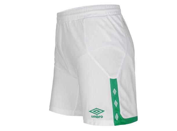 UMBRO UX Elite Shorts jr Hvit/Grønn 164 Flott spillershorts 