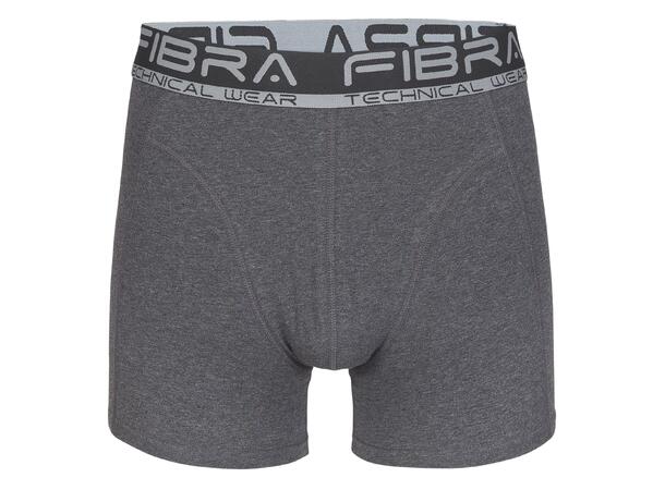 FIBRA Apex Boxer 2pck Sort/Grå M Boksershorts til herre i 2 farger 