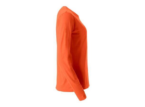 ST Basic-T Long sleeve W Oransje XS