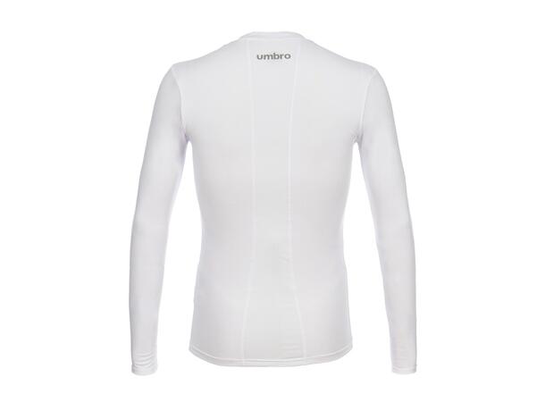 UMBRO UX Elite Underw Top Hvit XL/XXL Teknisk tettsittende trøye med lang arm 