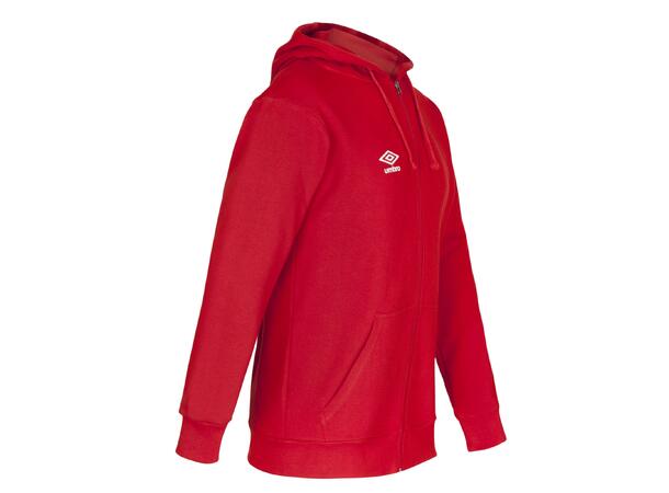 UMBRO Basic Hood Jacket Rød M Jakke med hette og liten logo