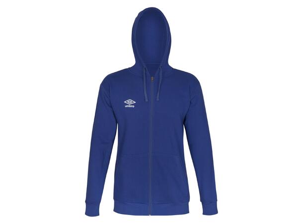 UMBRO Basic Hood Jacket jr Blå 140 Hettegenser med liten logo 