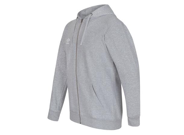 UMBRO Basic Hood Jacket jr Grå 140 Hettegenser med liten logo 