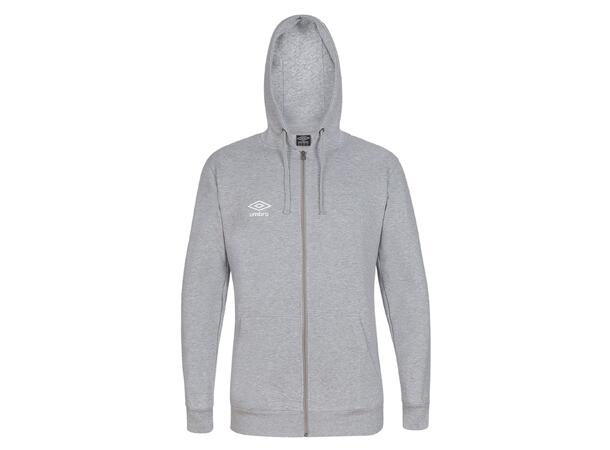 UMBRO Basic Hood Jacket jr Grå 140 Hettegenser med liten logo 