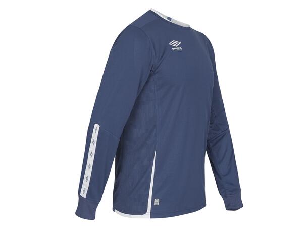 UMBRO UX Elite LS Jsy Marine/Hvit XXL Flott langermet spillertrøye 