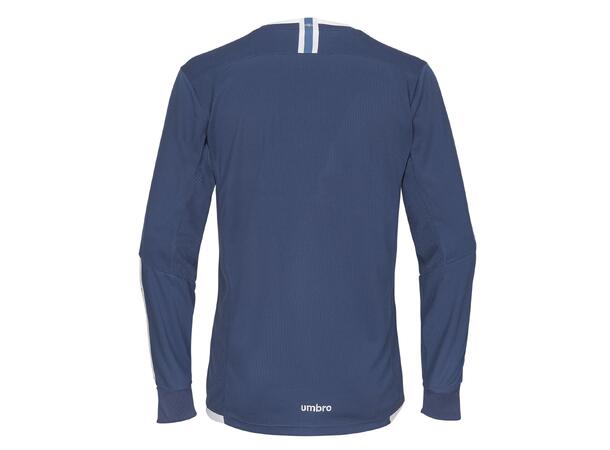 UMBRO UX Elite LS Jsy Marine/Hvit XXL Flott langermet spillertrøye 
