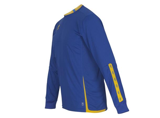 UMBRO UX Elite LS Jsy j Blå/Gul 152 Flott langermet spillertrøye 