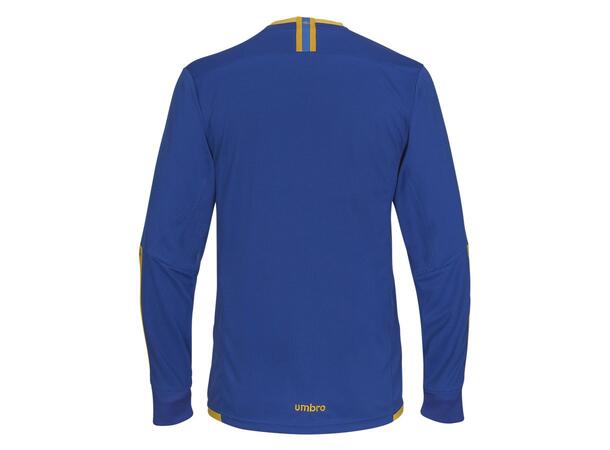 UMBRO UX Elite LS Jsy j Blå/Gul 152 Flott langermet spillertrøye 