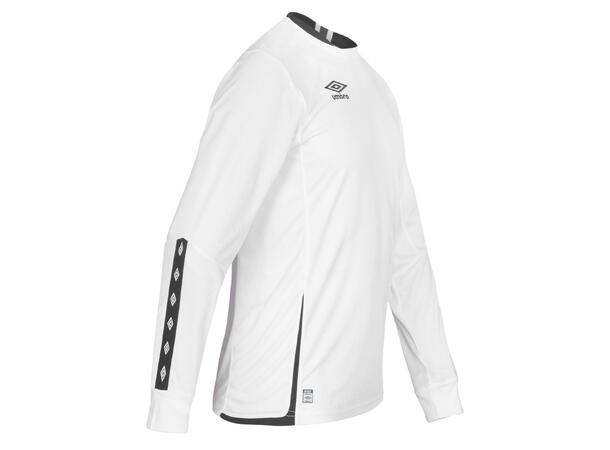 UMBRO UX Elite LS Jsy j Hvit/Sort 152 Flott langermet spillertrøye 