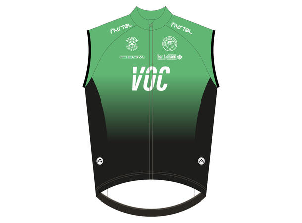 FIBRA VOC Pro Vest 21 Grønn XS Vindtett sykkelvest Pro 