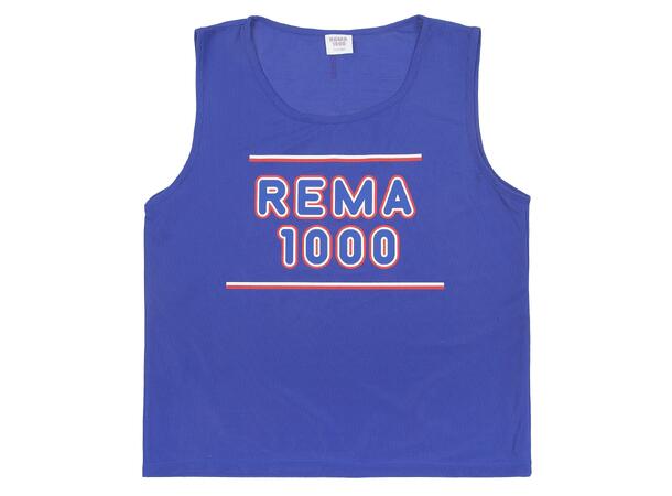 ST REMA 1000 Mark Vest 19 Blå POIK Markeringsvest i mesh med REMA 1000 logo 