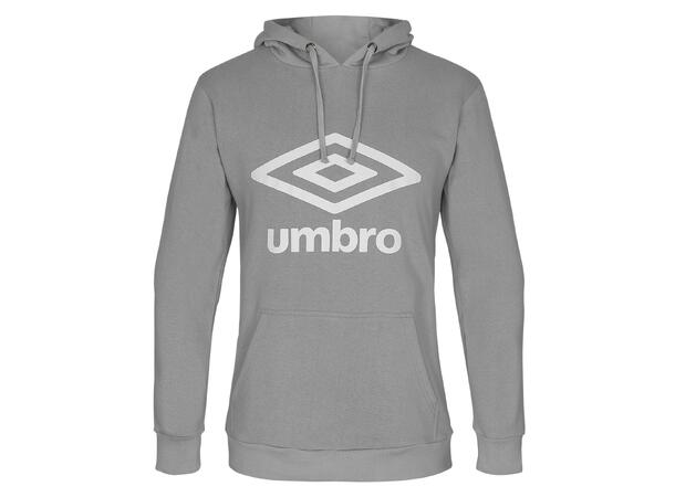 UMBRO Basic Logo Hood Grå XS Hettegenser med Umbro logo og lomme
