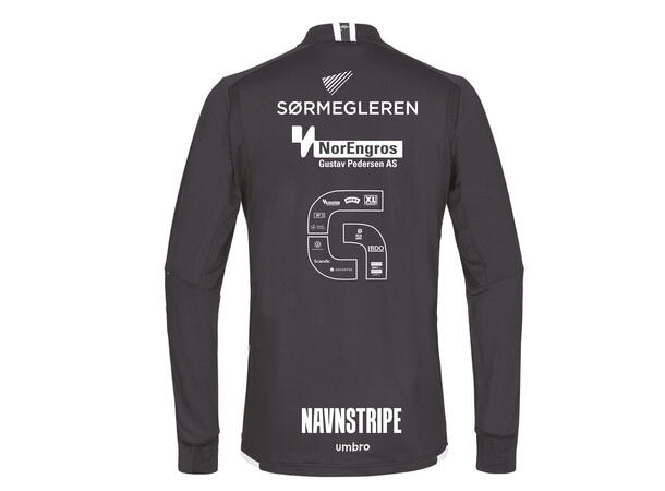 UMBRO Gimletroll UX Elite Half Zip JR Gimletroll Half Zip JR med logo 
