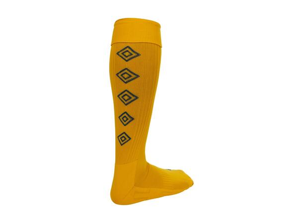 UMBRO UX Elite Fotb.Str Gul/Blå 30-34 Solide fotballstrømper - god passform 