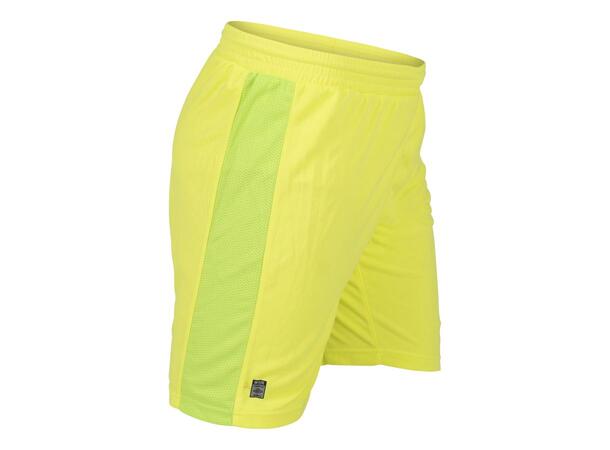 UMBRO UX Elite Keeper Shorts Neongul 164 Junior keepershorts med padding i siden 