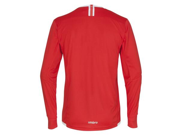 UMBRO UX Elite LS Jsy j Rød/Hvit 164 Flott langermet spillertrøye 