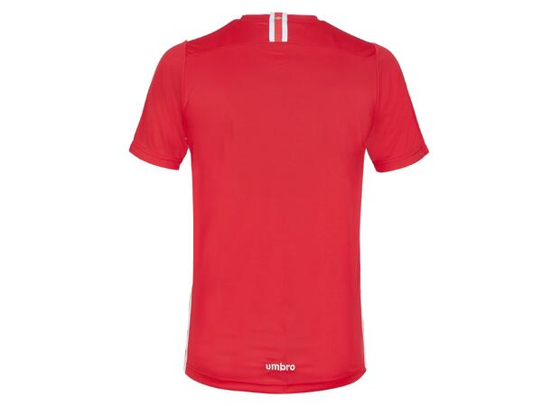 UMBRO UX Elite Trn Tee jr Rød/Hvit 140 Teknisk trenings t-skjorte til junior 