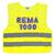 ST REMA 1000 RVest 19 Gul XL Markeringsvest med Refleks REMA 1000 