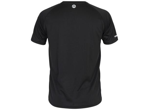 FIBRA Sync Logo Tee Sort XS Lett komfortabel T-skjorte 
