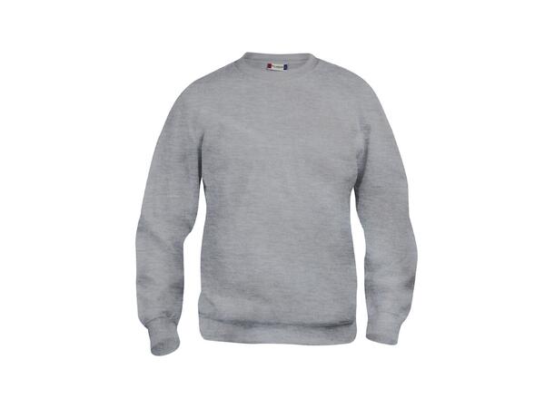 ST Basic Roundneck Gråmelert L 