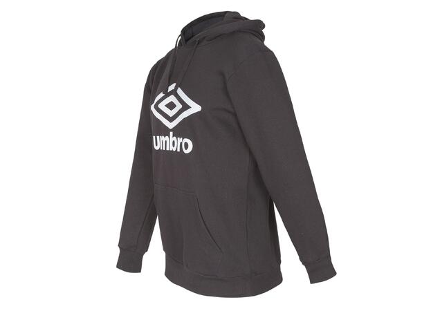 UMBRO Basic Logo Hood jr Sort 164 Hettegenser med Umbrologo og lomme