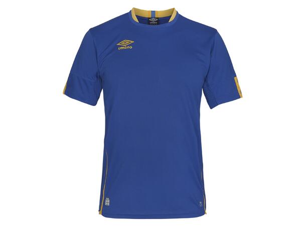 UMBRO UX Elite SS Jsy Blå/Gul M Flott kortermet spillertrøye 