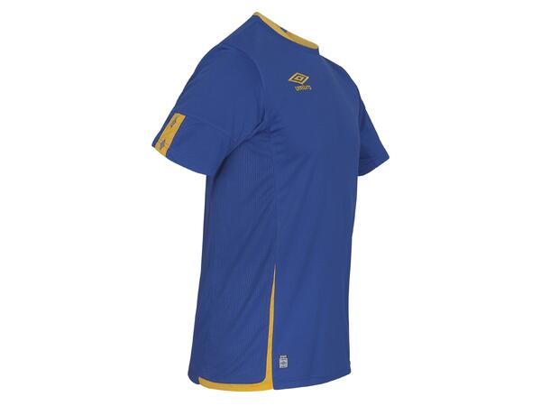 UMBRO UX Elite SS Jsy Blå/Gul M Flott kortermet spillertrøye 