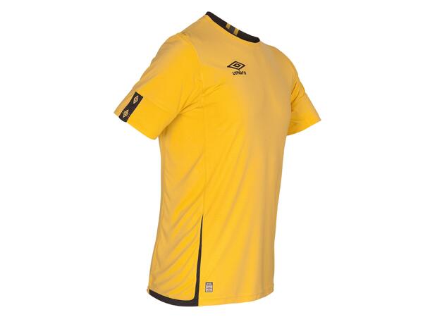 UMBRO UX Elite SS Jsy Gul/Sort L Flott kortermet spillertrøye 