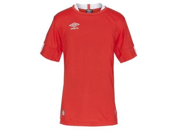 UMBRO UX Elite SS Jsy Rød/Hvit XXL Flott kortermet spillertrøye 